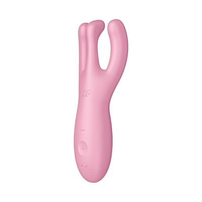 Threesome 4Plus - Vibrateur à poser avec application - Rose