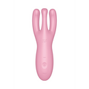 Threesome 4Plus - Vibrateur à poser avec application - Rose