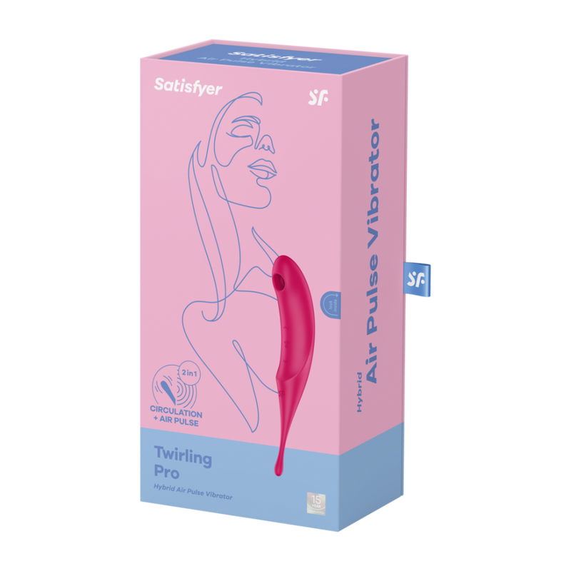 Twirling Pro - Tip Vibrator with App - Red