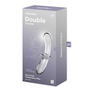 Double Crystal - Verre Dildo - Transparent