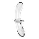 Double Crystal - Verre Dildo - Transparent