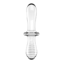 Double Crystal - Verre Dildo - Transparent