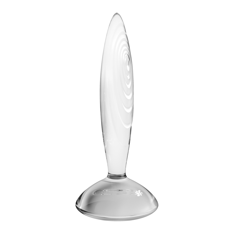 Cristal étincelant - Dildo en verre - Transparent