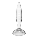 Cristal étincelant - Dildo en verre - Transparent