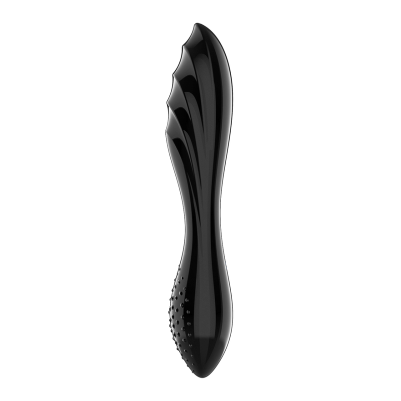 Dazzling Crystal 1 - Dildo en verre - Noir