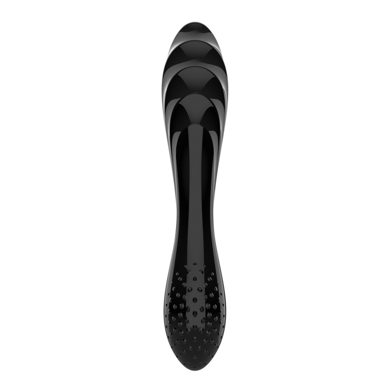 Dazzling Crystal 1 - Dildo en verre - Noir