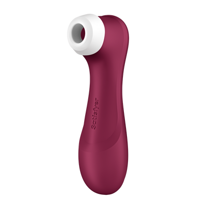 Pro 2 Génération 3 - Double Air Pulse Vibrator - Liquid Air et Connect App - Rouge Vin