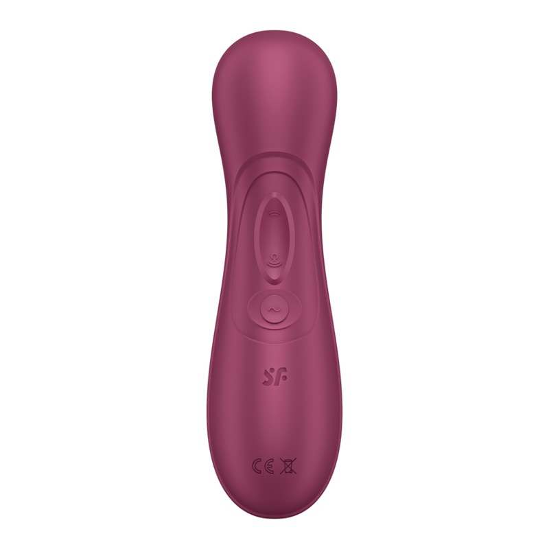 Pro 2 Génération 3 - Double Air Pulse Vibrator - Liquid Air et Connect App - Rouge Vin