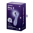Pro 2 Génération 3 - Double Air Pulse Vibrator - Liquid Air et Connect App - Lila