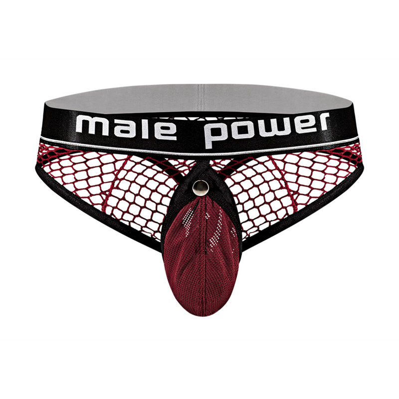 Cock Ring Thong - L/XL - Burgundy