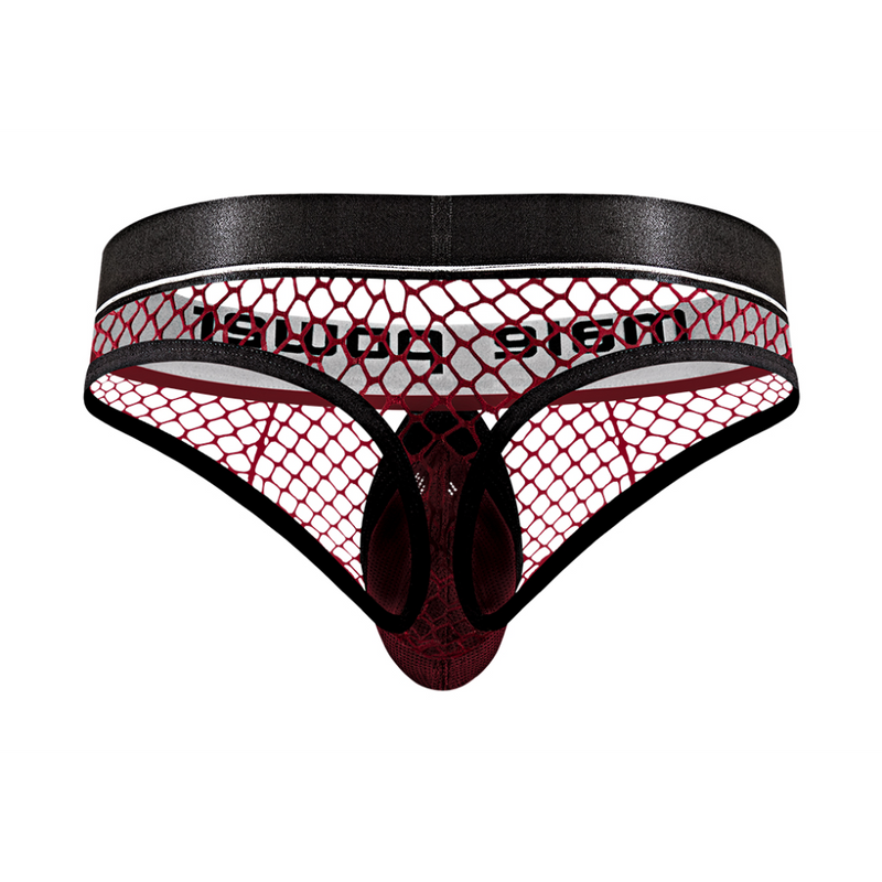 Cock Ring Thong - L/XL - Burgundy