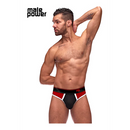 Panel Thong - L/XL - Noir/Rouge