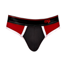 Panel Thong - S/M - Noir/Rouge