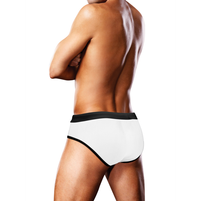 Swim Brief White Oversized Paw - XL