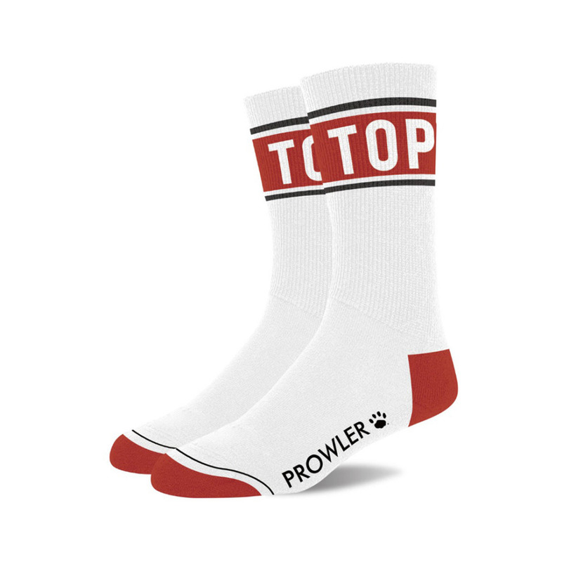 Chaussettes Top - Blanc/Rouge