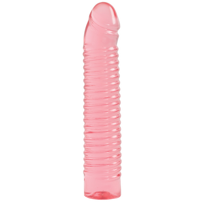 Sunrise - Dildo en gelée striée - 7 / 18 cm