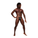 Leo - Harnais en simili cuir - Taille unique - Noir/Rouge