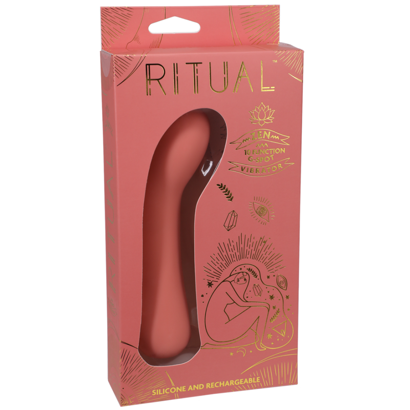 Zen - Rechargeable Silicone G-Spot Vibe - Coral