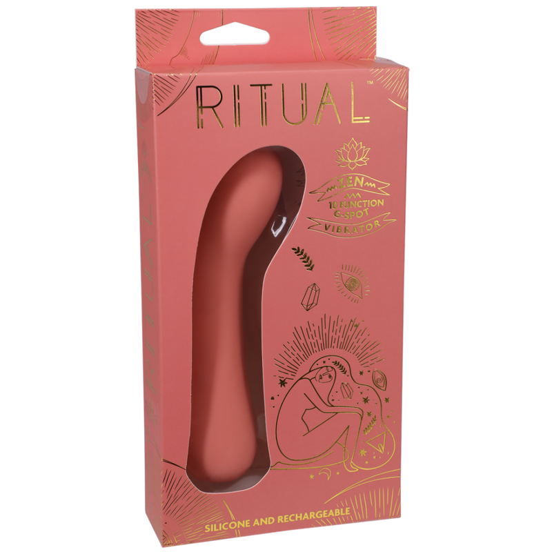 Zen - Vibreur G-Spot en silicone rechargeable - Corail