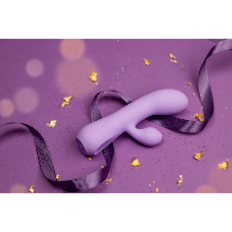 Aura - Rechargeable Silicone Rabbit Vibe - Lilac