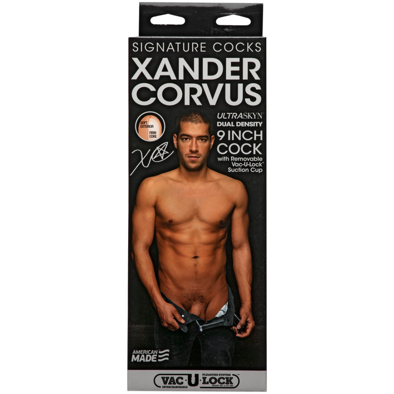 Xander Corvus - Gode réaliste ULTRASKYN - 9 / 22 cm - Vanille