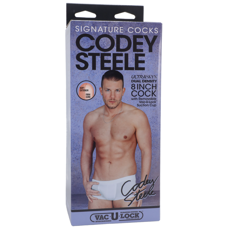 Codey Steele - Dildo ULTRASKYN Réaliste - 8 / 20 cm - Vanille