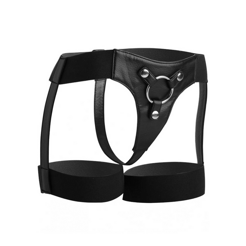 Bardot - Elastic Strap-On Harness with Thigh Straps