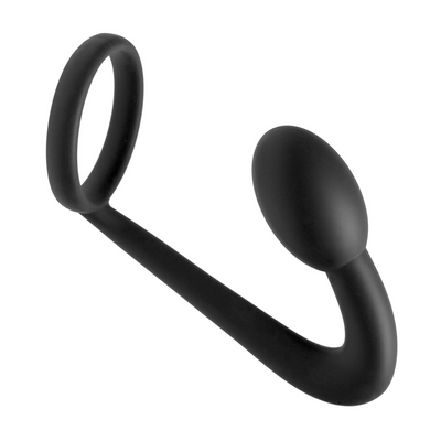 Explorer - Cockring en silicone et Plug prostatique