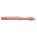Dildo Réaliste Double - 17,5 pouces - Chair
