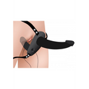 Plaisir Suprême - Double Dildo Vibrant avec Harnais