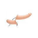 Plaisir Suprême - Double Dildo Vibrant avec Harnais