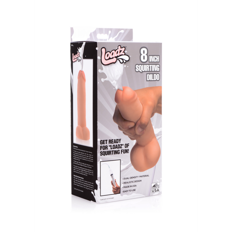 Dildo Squirting à Double Densité Réaliste - 20,5 cm / 8