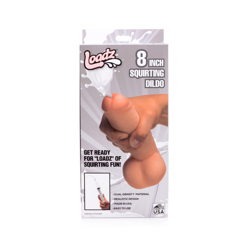 Dildo Squirting à Double Densité Réaliste - 20,5 cm / 8