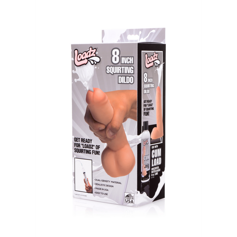 Dildo Squirting à Double Densité Réaliste - 20,5 cm / 8