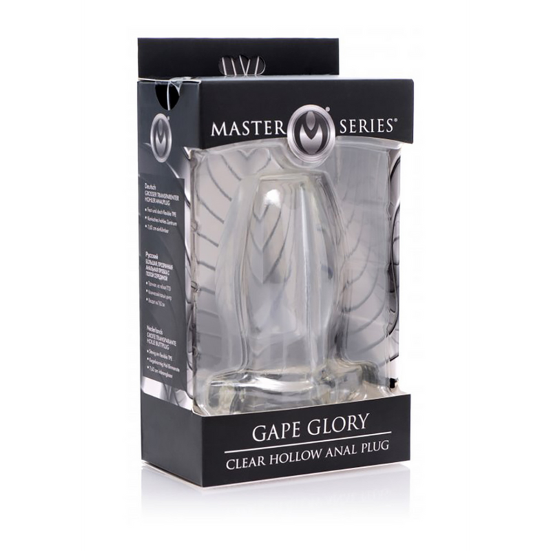 Gape Glory - Plug Anal Transparent Creux - Grand