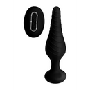 Plug anal vibrant en silicone avec télécommande