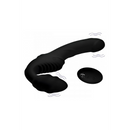 Pro Rider - Strap-On en Silicone Vibrant sans Sangle avec Télécommande