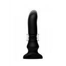 Plug vibrant et poussant en silicone