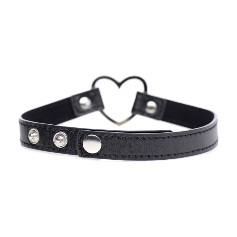 Cœur Sombre - Chrome Heart Collier Noir