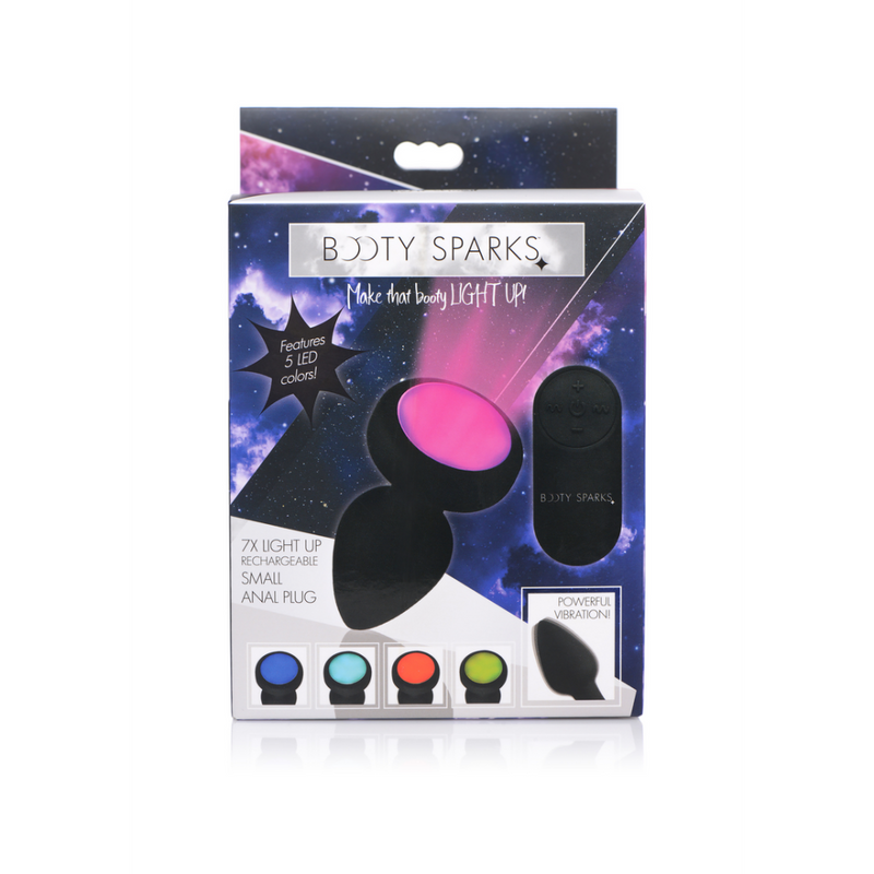 Plug LED vibrant en silicone - Petit