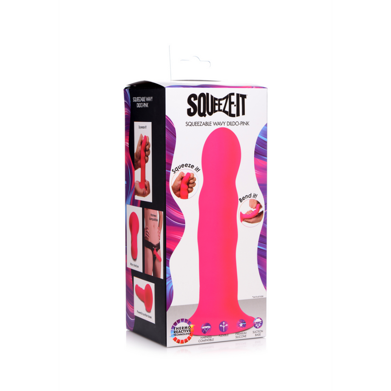 Dildo Ondulé Squeezeable