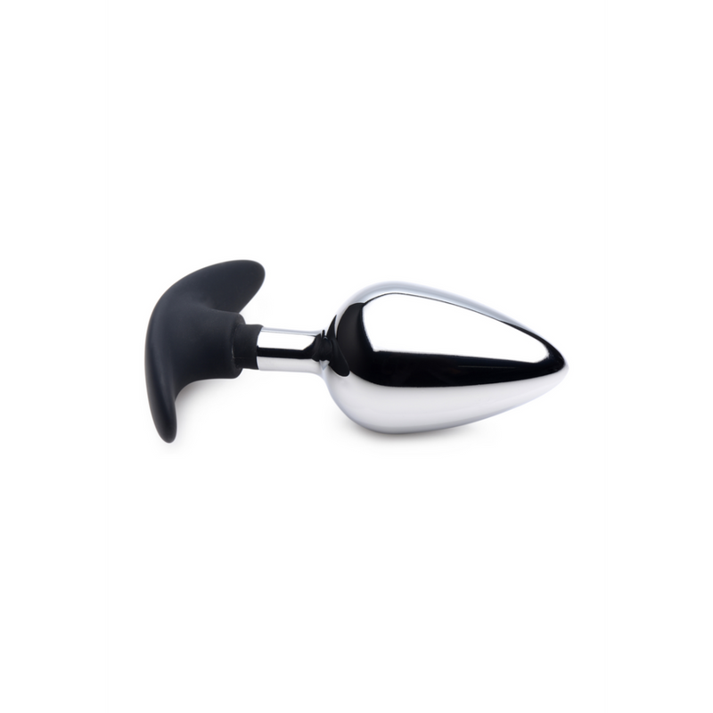 Dark Invader - Plug Anal en Métal et Silicone - Grand