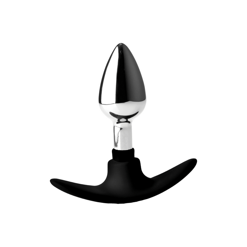 Dark Invader - Plug Anal en Métal et Silicone - Petit