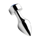 Pierre précieuse bleue - Bouchon en aluminium à base lestée - Medium