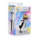 Prisme Arc-en-ciel - Plug Anal en Forme de Cœur - Moyen