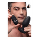 Plug anal vibrant lisse avec télécommande