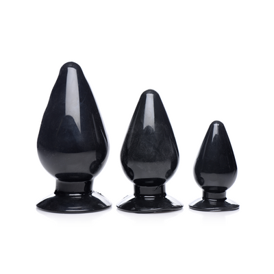 Triple Cones - Set de plug anal - 3 pièces