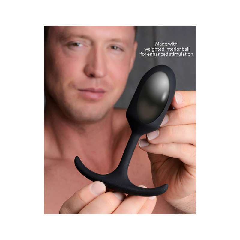 Plug anal lesté en silicone premium - Moyen