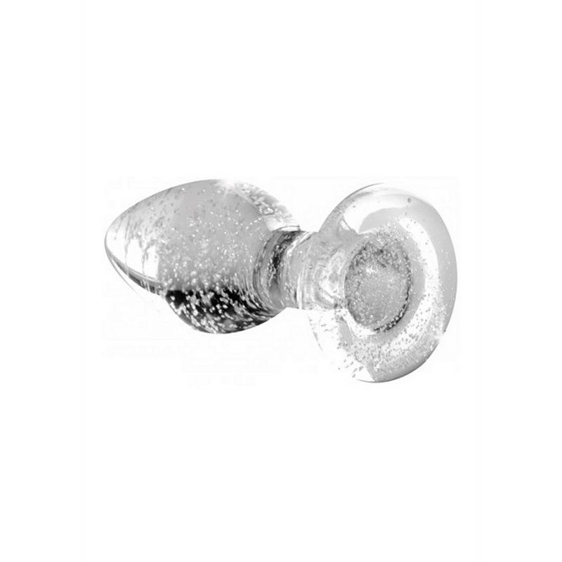 Bouchon Anal en Verre - Petit - Fluorescent dans le Noir