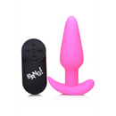 Plug anal en silicone vibrant avec télécommande